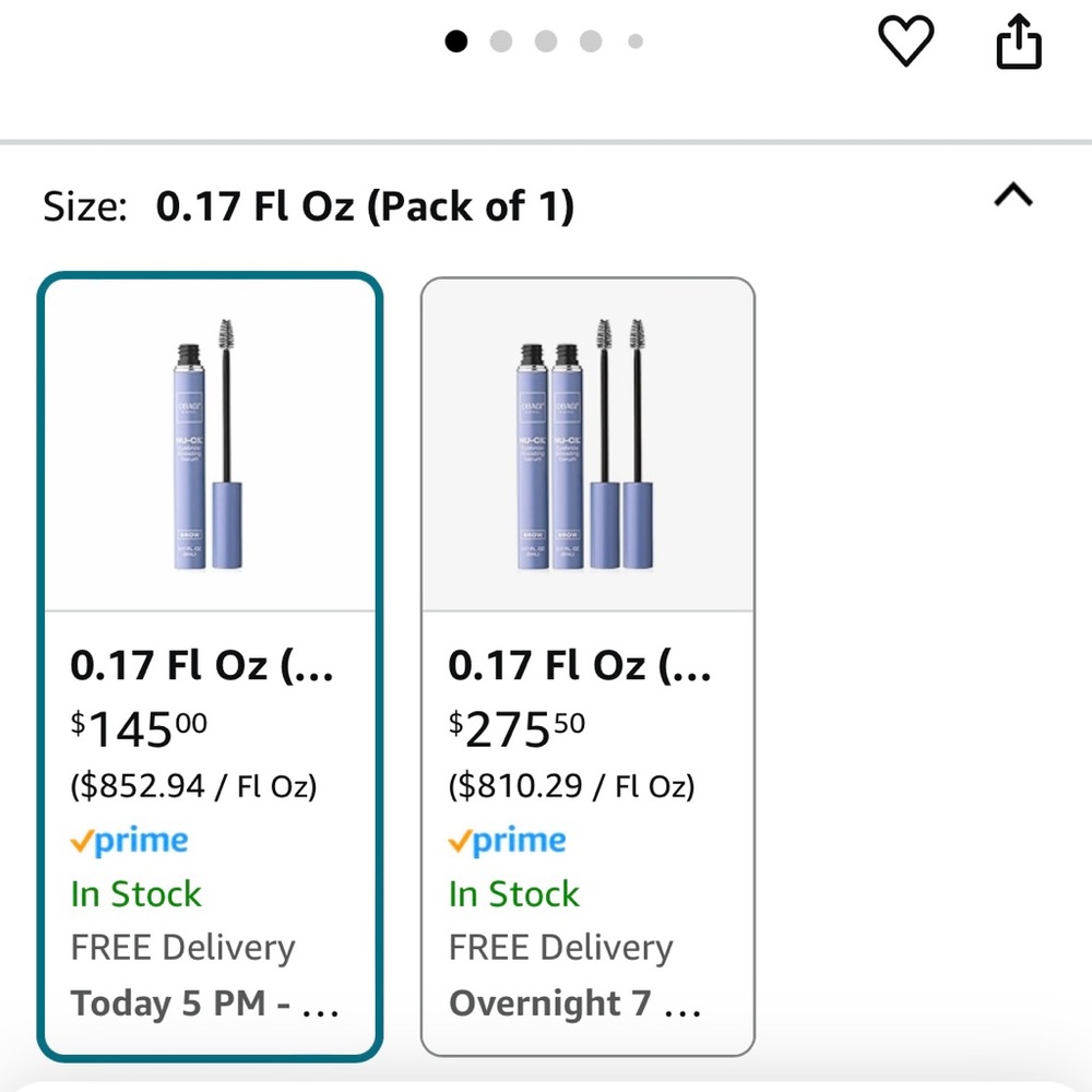 Premium Brow and Eyelash Serum Set